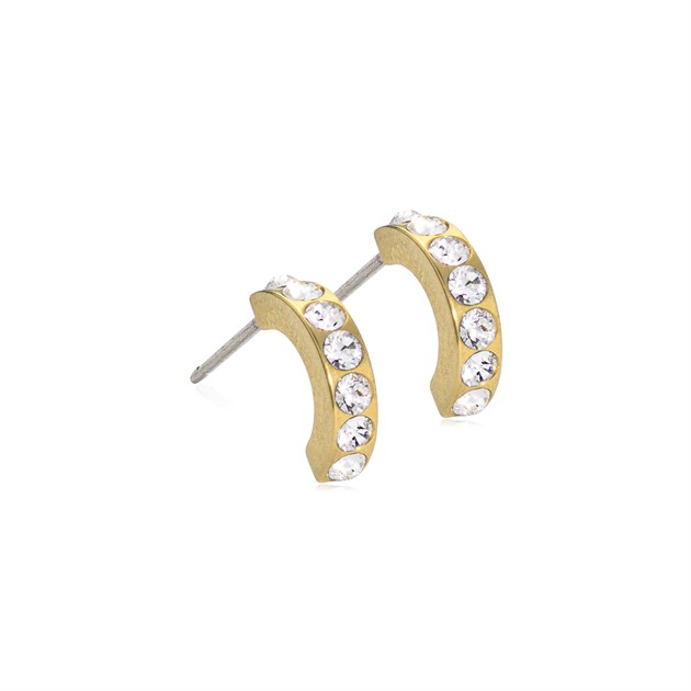 Golden Brilliance Curved Crystal 10mm